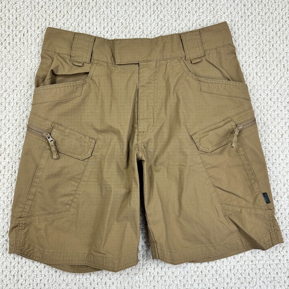 Helikon-Tex Urban Tactical Shorts Mens 32 Brown Cargo Ripstop Utility 8.5"